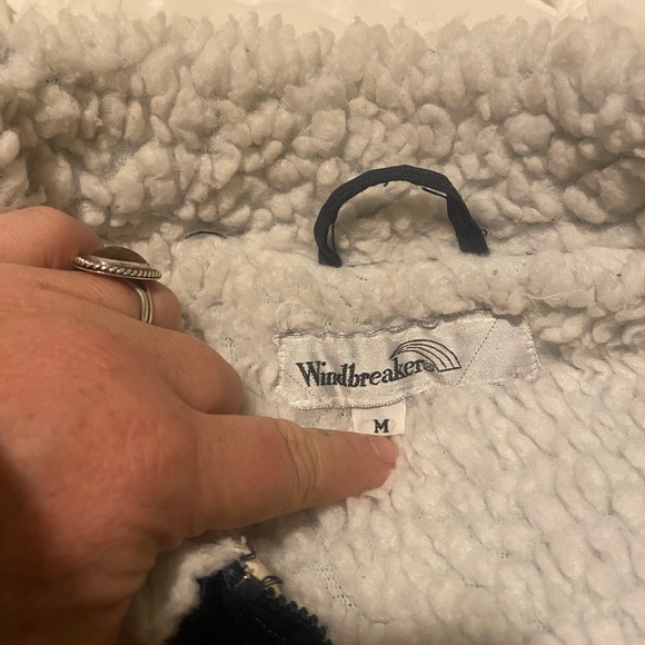 Vintage sherpa lined jean chore coat - Picture 5 of 7